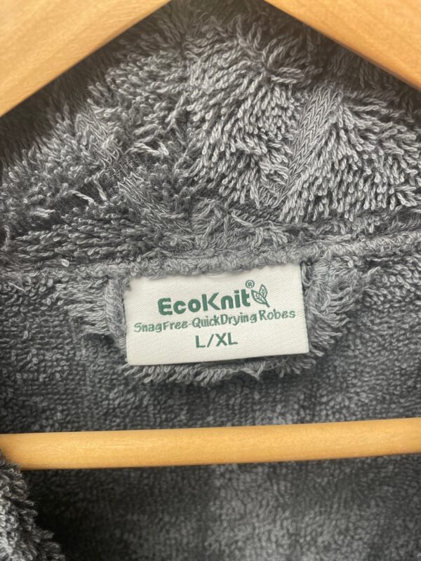 EcoKnit Cotton Robe Mosaic (Charcoal ) - Image 3