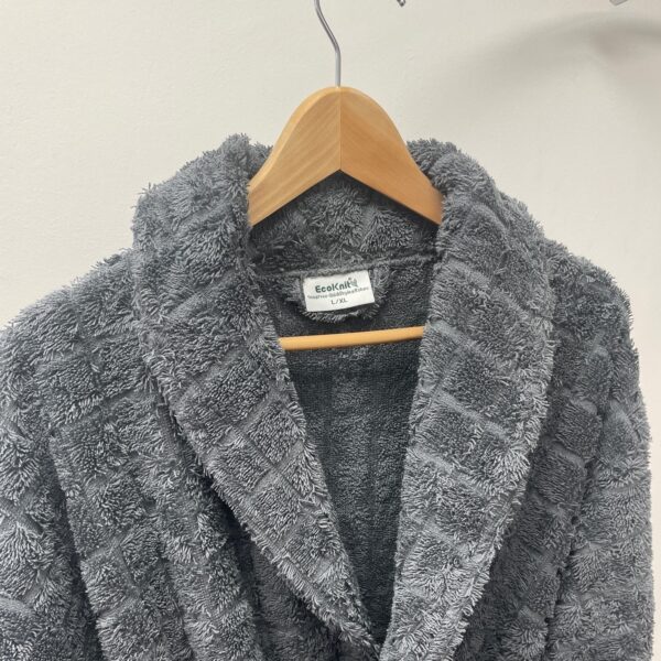 EcoKnit Cotton Robe Mosaic (Charcoal )