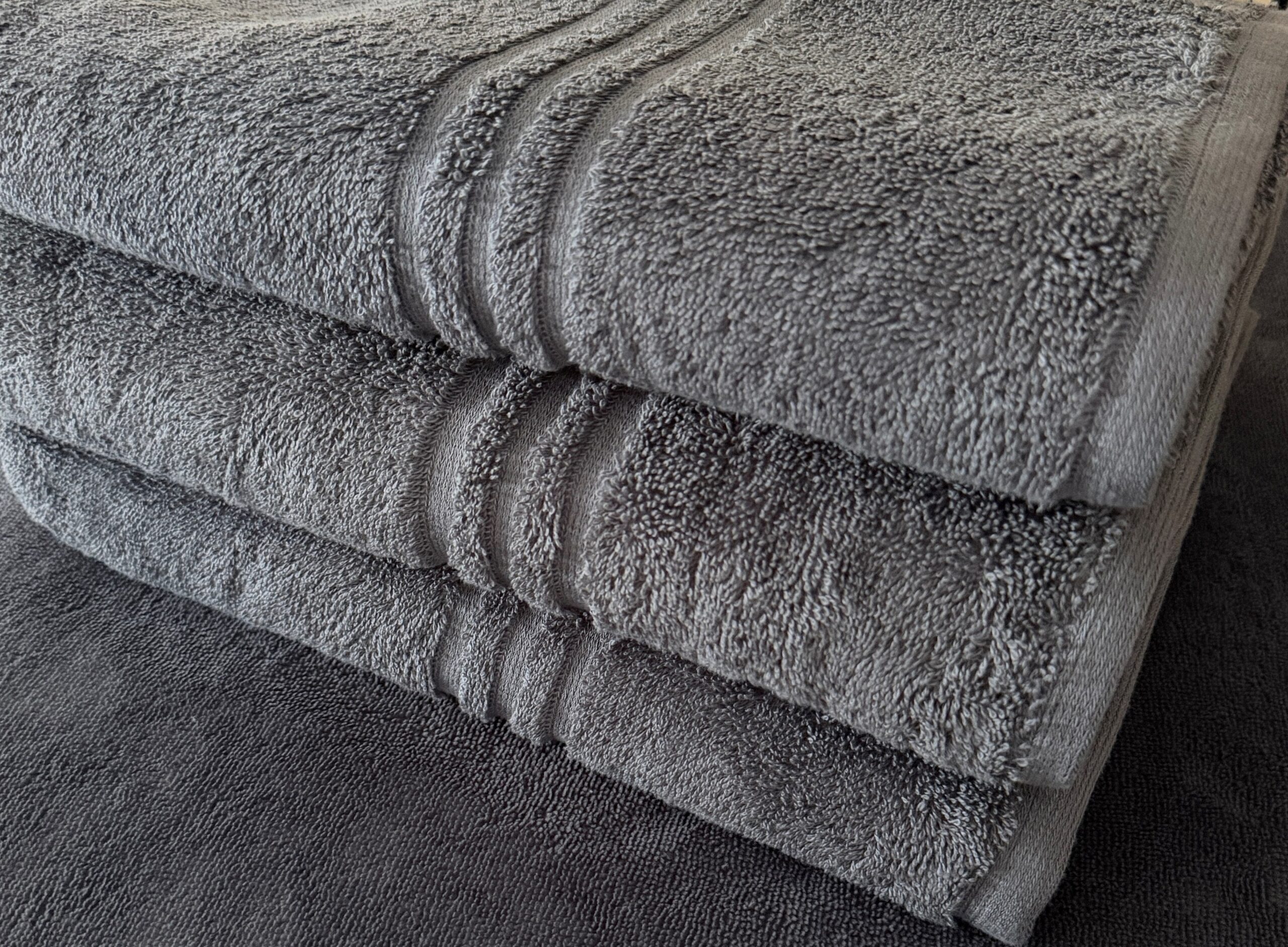 SpaKnit 500gsm Bath Sheet 100 x 170cm (Charcoal, Pebble)