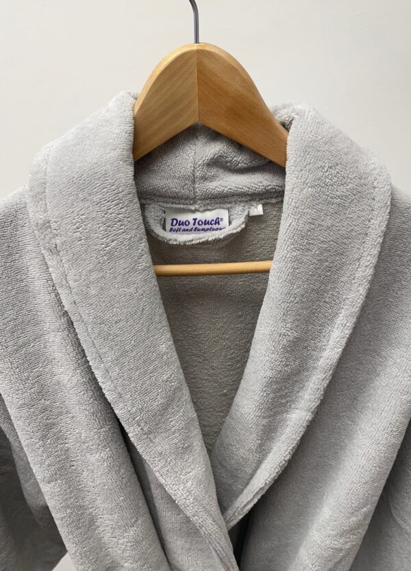 Duo Touch Classic Robe - Silver - Image 2