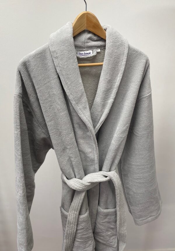 Duo Touch Classic Robe - Silver - Image 3