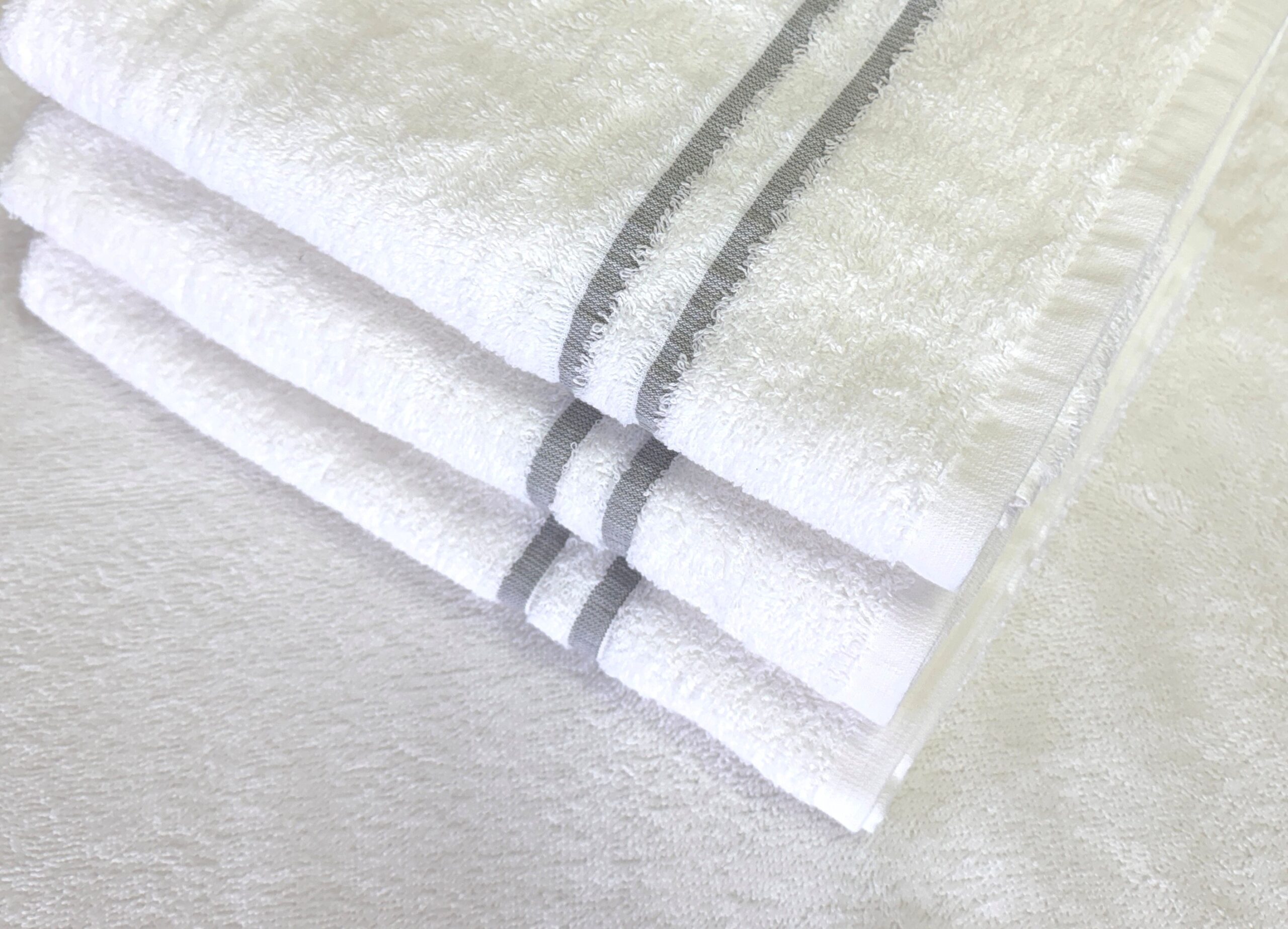 Leisure Bath Towel 2 Grey Stripe